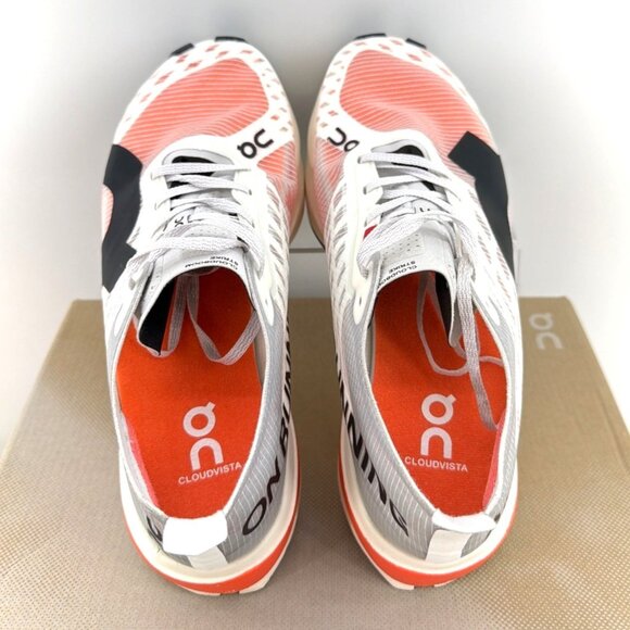 ON Cloud Cloudboom Strike Roadrunner White Orange Running Sneakers Men Size 6 main image 10